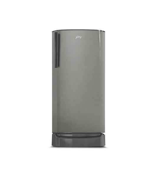 Godrej 180L 2 Star Double Door Refrigerator (Steel Glow, RIOPLS 205B TDF ST GL)