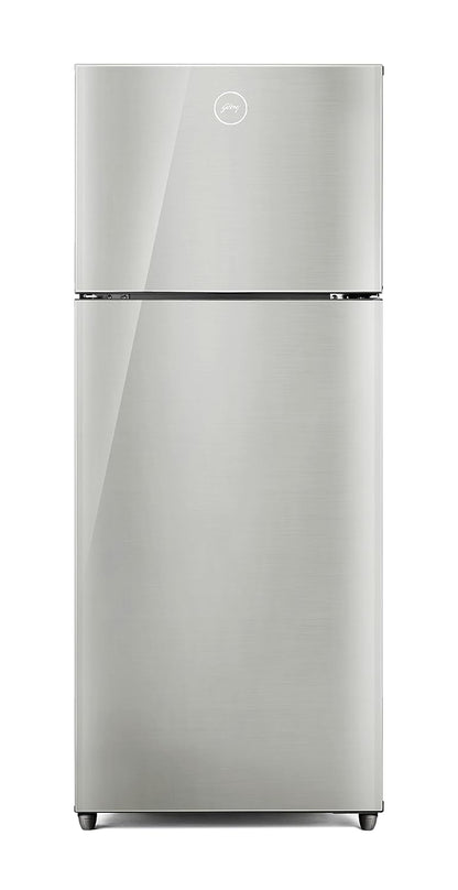 Godrej 233L 2 Star Double Door Refrigerator (Steel Glow, ALPHA 270B RI ST GL)