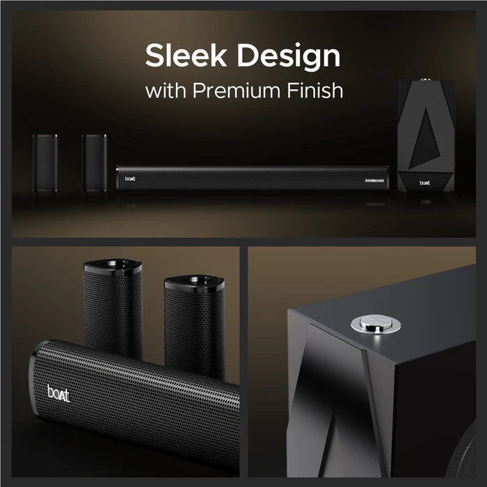 boAt Aavante Bar 3100D, 5.1CH, 260W, 6.5" Wired Subwoofer & Dual Wired Satellites