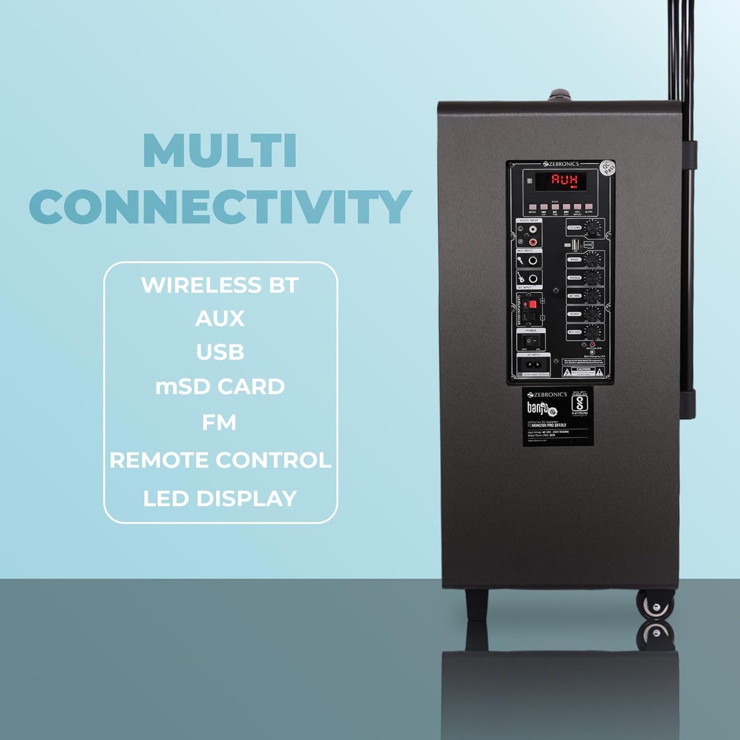 Zebronics Monster Pro 2X12L2