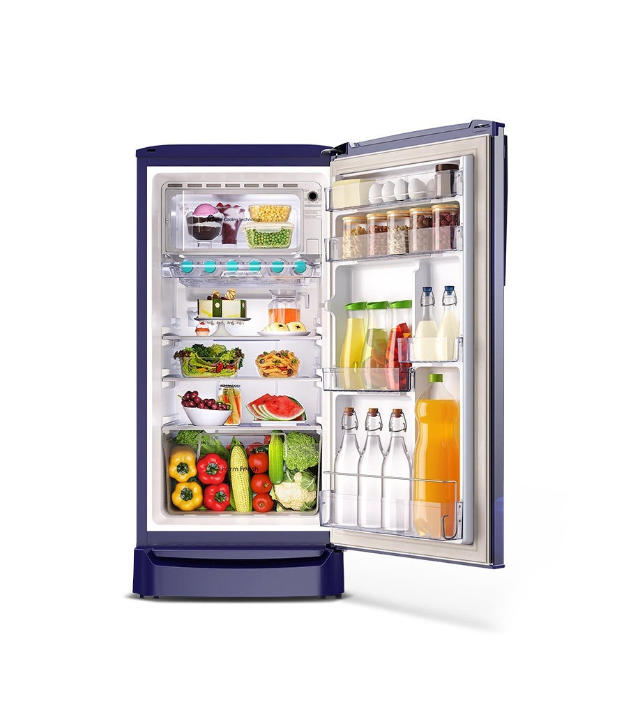 Godrej 180L 2 Star Double Door Refrigerator (Sea Blue, RIOPLS 205B THF SE BL)