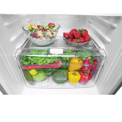 Haier 190L 2 Star Single Door Refrigerator (Nickel Steel, HRD-2102BNS-P-190L)