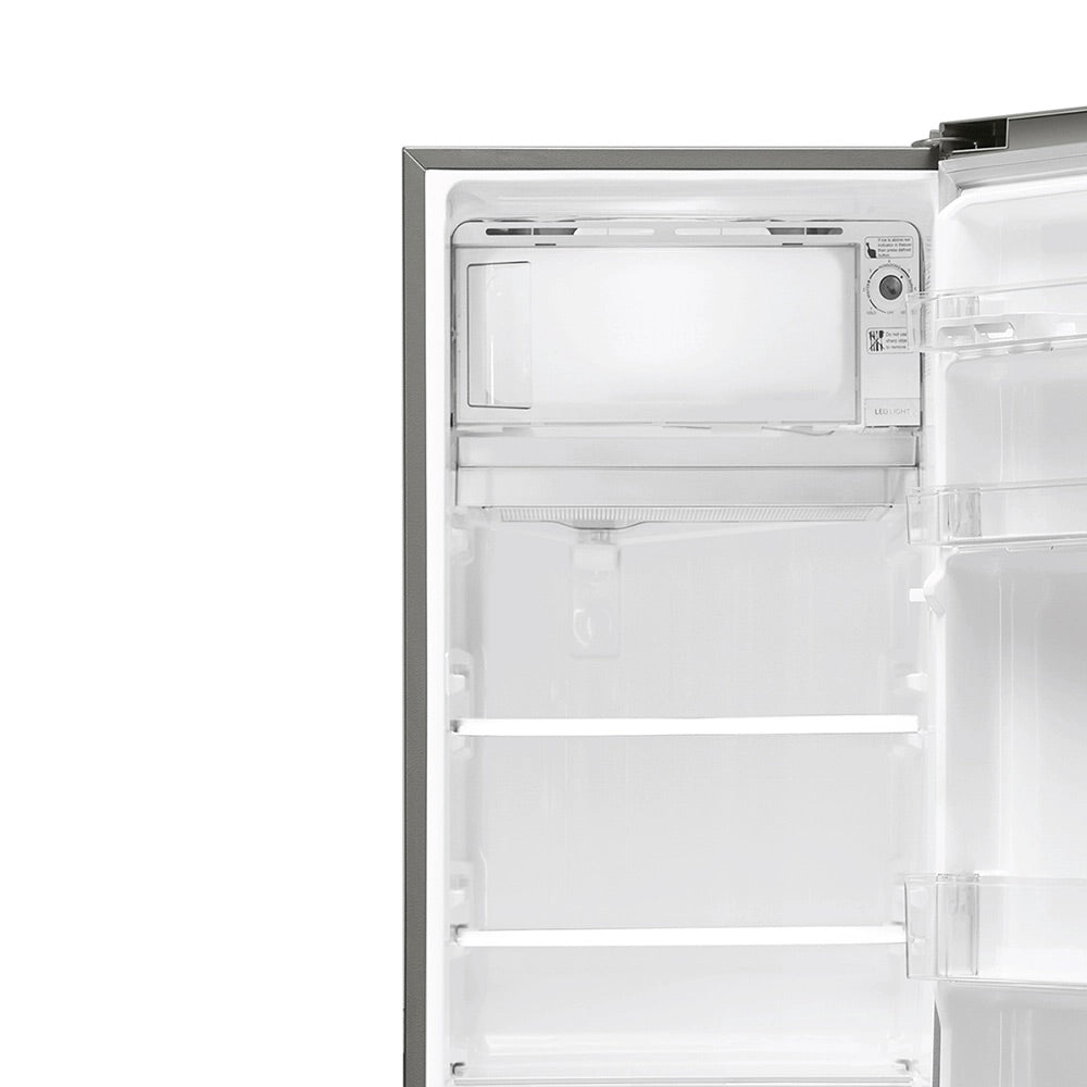 Haier 190L 2 Star Single Door Refrigerator (Nickel Steel, HRD-2102BNS-P-190L)