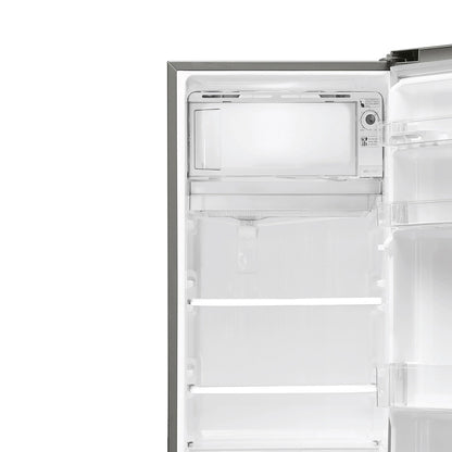 Haier 190L 2 Star Single Door Refrigerator (Nickel Steel, HRD-2102BNS-P-190L)